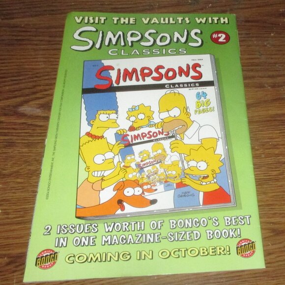 Bart Simpson #20 (2004, Bongo Comics) - Picture 2 of 3